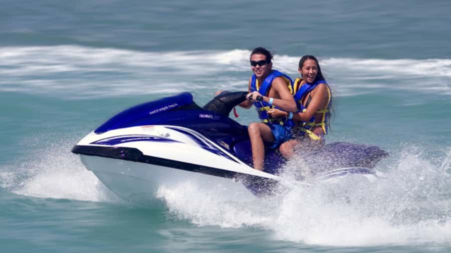 Bali: Watersport Jetski Flyfish Banana Boat Exclusive - Banana boat ride: splashes, laughter, and a calmer pace