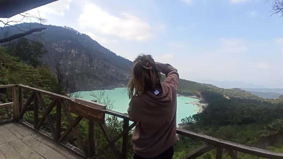 Bandung: White Crater Hotspring Tea Plans And Lunch Included - Kawah Rengganis: suspension bridge, cable car, and the mud bath