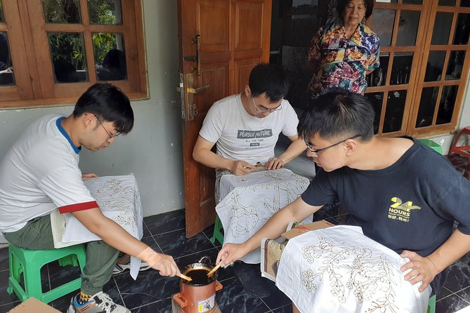Batik Master Class with Full Process - Meeting the Teachers: English Support and Hands-On Patience