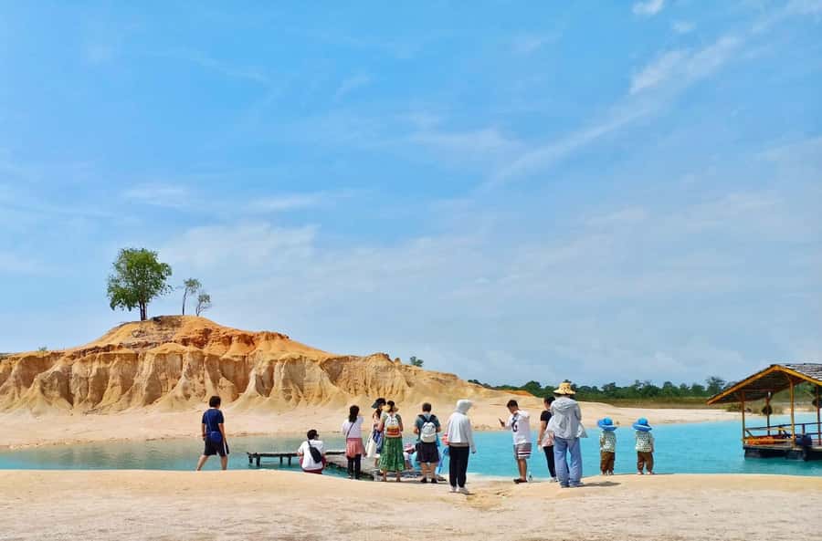 Bintan Desert And Blue Lake Private Tour - The Blue Lake crater story, and how to use it for better photos