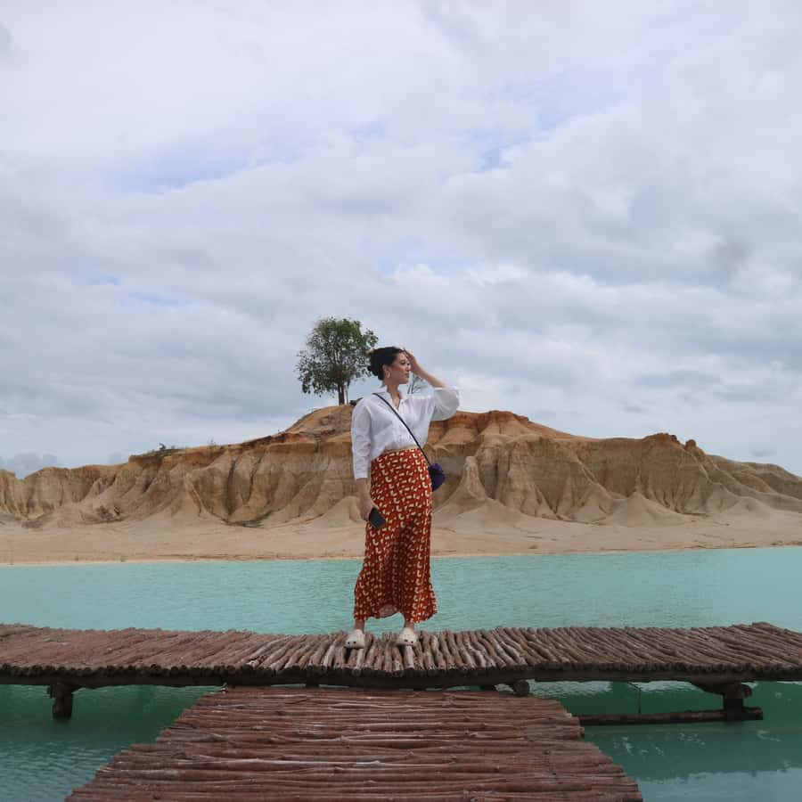 Bintan Island: Private Day Tour with Hotel Transfer - Blue Lake: turquoise views, calm vibes, and the no-swim rule