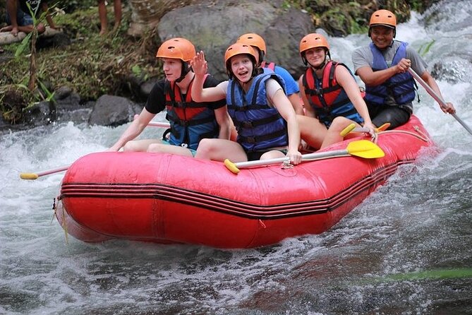BMW Bali Rafting + Flying Fox at Telaga Waja River (LESS STAIRS) - Less walk to shower: lunch plus real post-rafting comfort