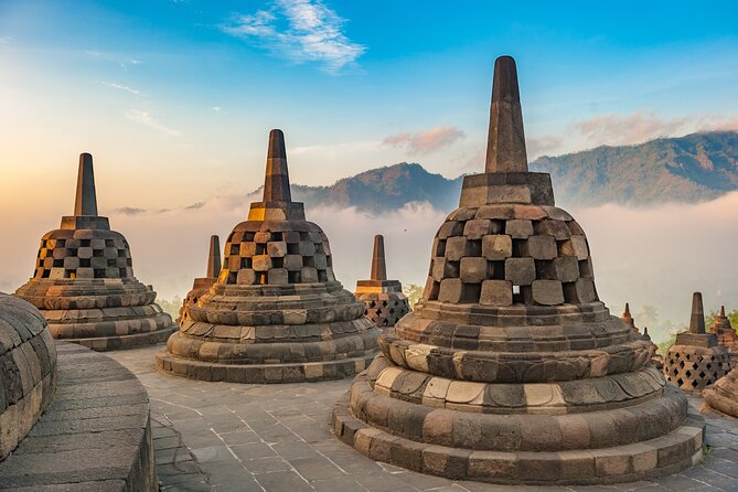 Borobudur(climb up), Merapi Volcano and Prambanan Temple Tour - Borobudur Temple climb: big views and tight time windows