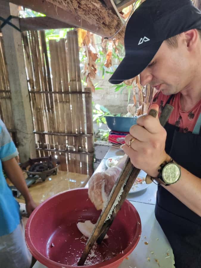 Candidasa Hidden Activities - Start with a market stop and coconut coffee