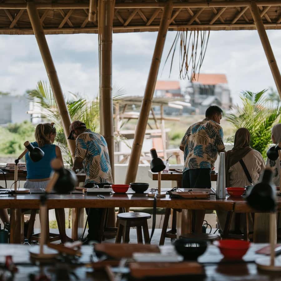 Canggu: Bali Turtle Silver & Gold Workshop - Add-ons on site: gold plating and gemstones without surprises