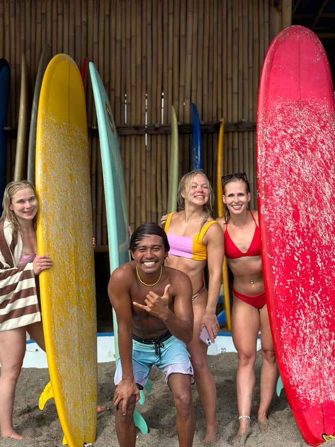 Canggu: Surfing Lesson with ISA Instructor - Canggu surf lessons start at Batu Bolong, not a classroom