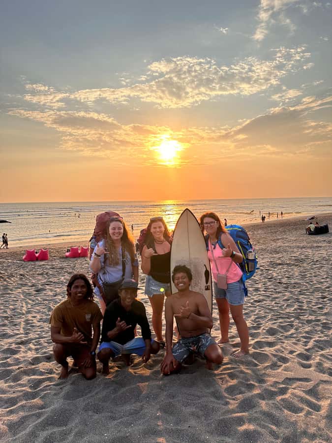 Canggu: Surfing Lesson with ISA Instructor - Finding Warung Bagus, meeting under Old Man’s