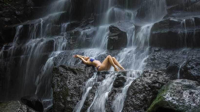 Cretya Ubud, Rice Terrace, Temple & Waterfall Day Tour - Goa Raja Waterfall: A Guided Waterfall Visit You Can Slow Down For
