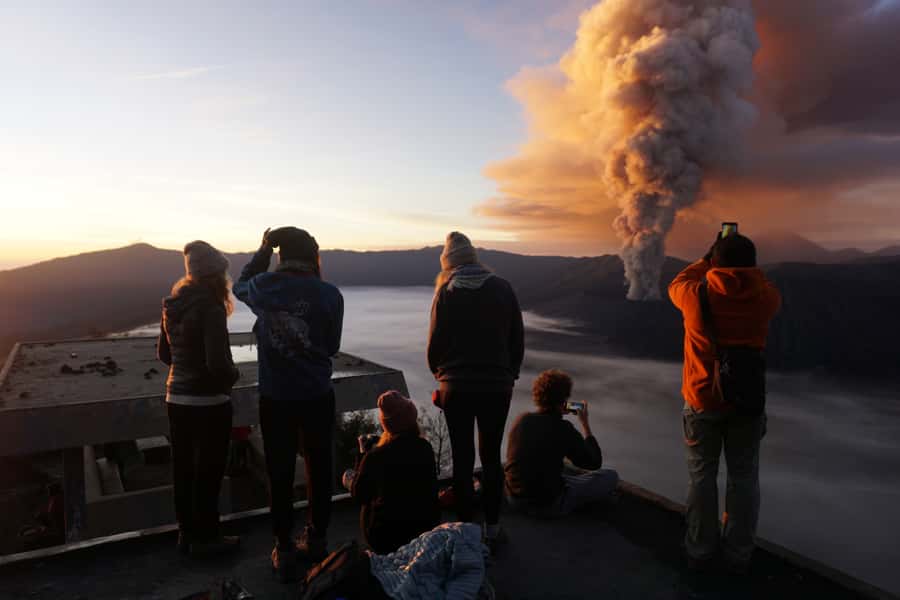 From Bali: 3-Day Excursion to Mount Bromo and Ijen Crater - Ijen at night, blue flames, sulfur air, and miner stories