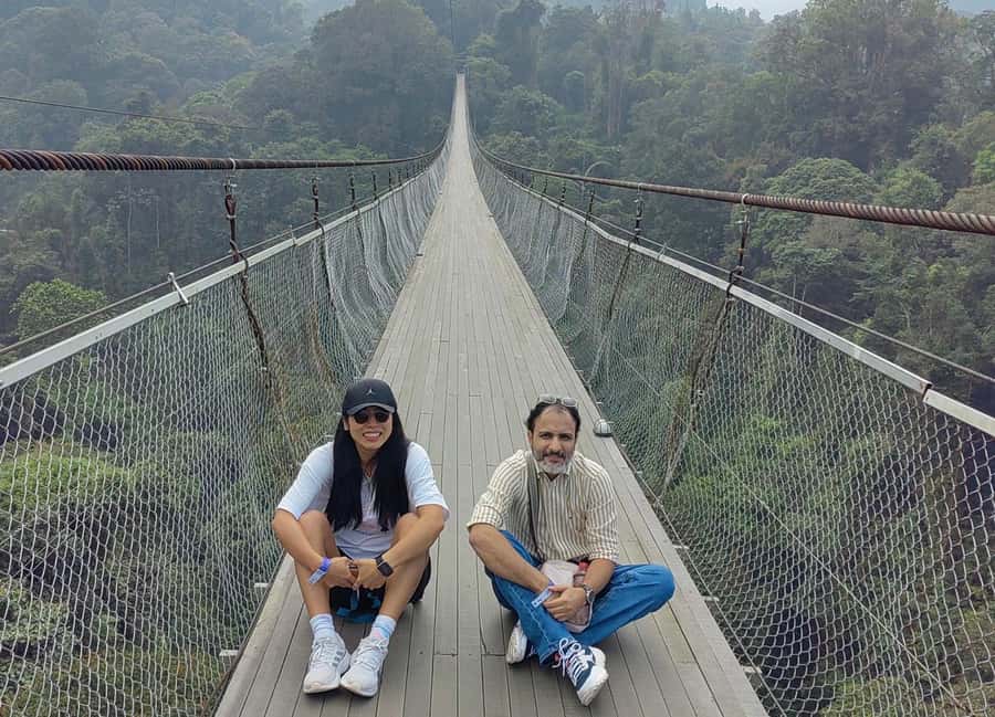From Jakarta: Situ Gunung Suspension Bridge & Waterfall Tour - Curug Sawer and the forest hike: short trail energy, big payoff