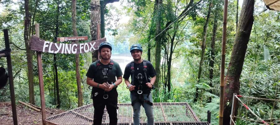 From Jakarta: Situ Gunung Suspension Bridge & Waterfall Tour - Keranjang Sultan chair ride over the river: quick thrill, clear views