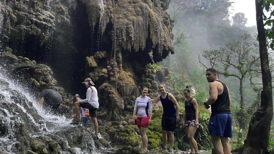 From Malang or Surabaya: Tumpak Sewu Waterfall Group Tour - Morning arrival and the Tumpak Sewu viewing platform hike