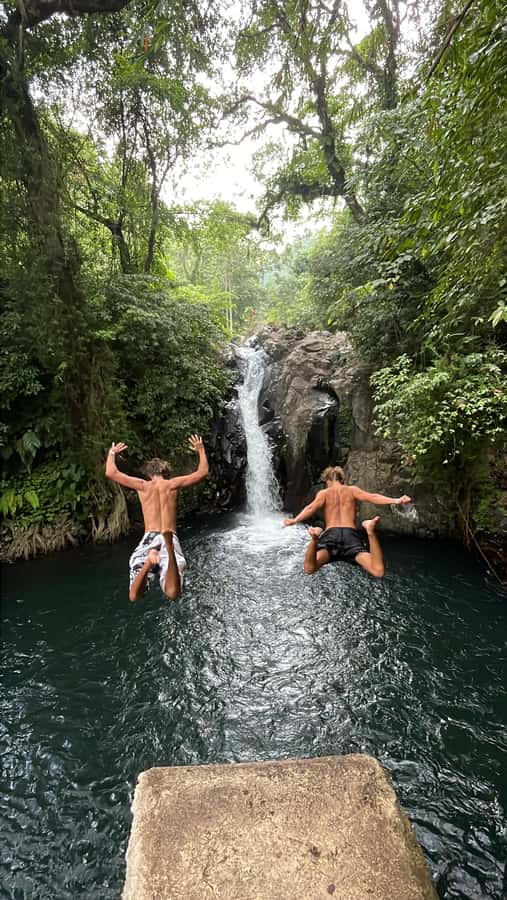From North Bali: Aling Aling Waterfall and Blue Lagoon Tour - Blue Lagoon Waterfall: Where the Day Turns Into Swim-and-Swing Fun