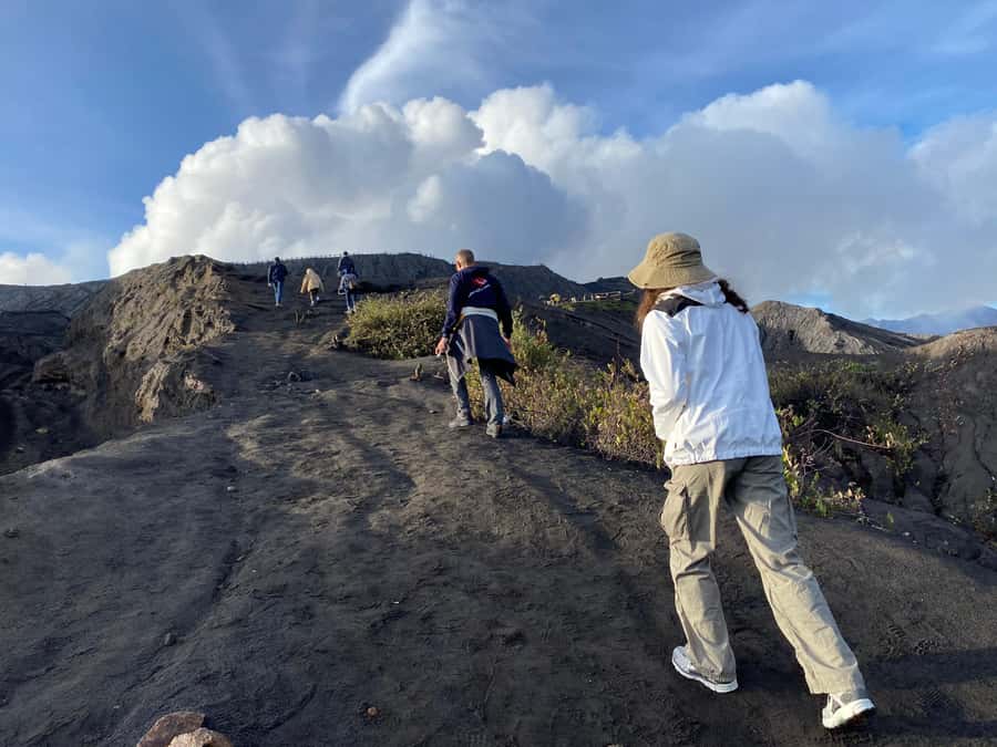 From Surabaya or Malang City : Sunrise or Sunset Mount Bromo - Sunrise at Mount Bromo: cold air, gold light, and photo pressure