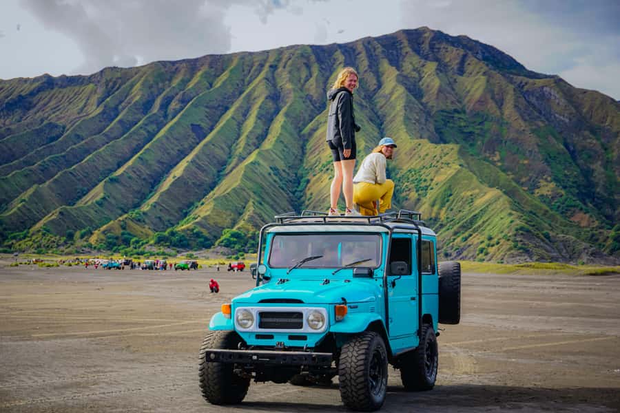 From Surabaya or Malang: Mount Bromo Tour No Sunrise 1 Day - Door-to-door pickup, AC comfort, and drive time reality