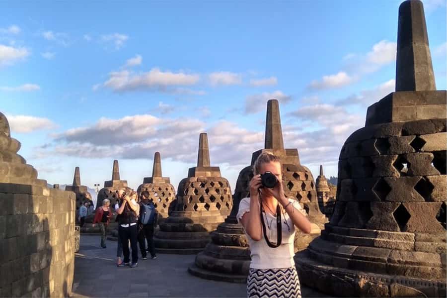 From Yogyakarta: Borobudur Half-Day Tour with Stupa Access - Inside the temple circuit: relief panels, Buddhas, and spires
