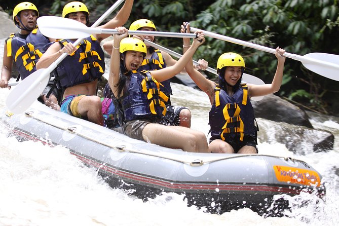Full-Day Ayung River White Water Rafting and Ubud Tour - Ayung River rafting basics at Jl. Raya Kedewatan: safety brief, then go