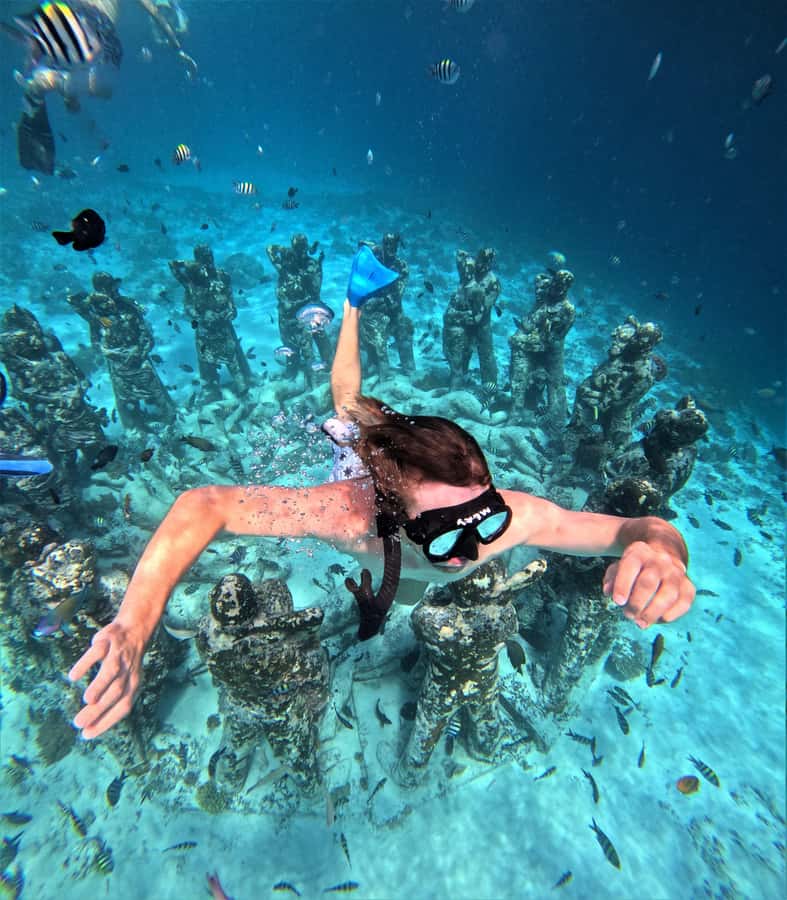 Gili Islands: Private or Shared Snorkeling Boat Trip - Basket Cave and the Underwater Sculptures: Photo-Friendly, Water-Within-Reach