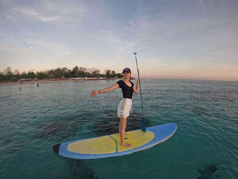 Gili sunrise stand-up paddle boarding (drone photoshoot) - Timing and Meeting Point, So You Don’t Start the Morning Flustered