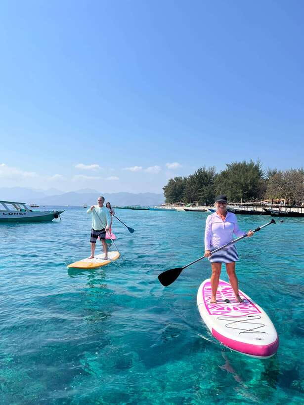 gili sunrise Stand-up paddle boarding or kayaking (droneshot - What to Bring, Rules to Follow, and Quick Common Sense Tips