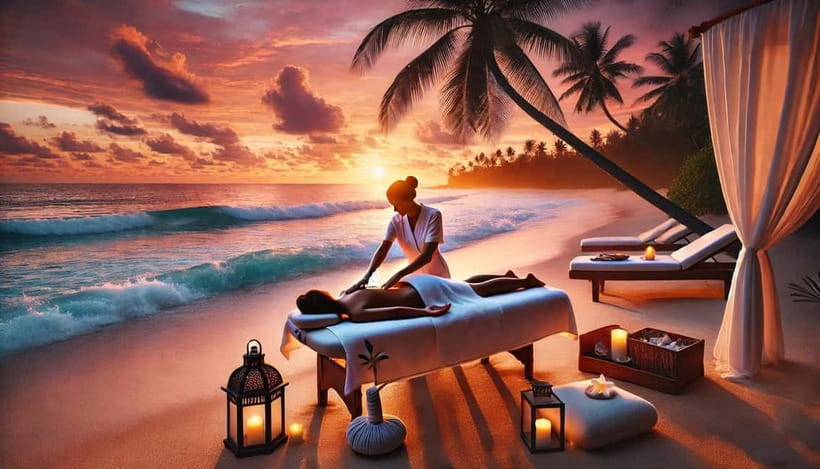 Gili Trawangan: Beach Massage with Sunset and Cocktail - Beach massage on Gili Trawangan, minus the fuss