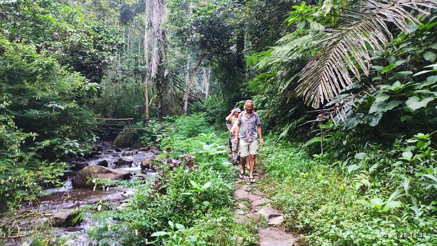 Jakarta: Active Volcano, Waterfall &beautiful local village - Curug Cibareubeuy waterfall: a 40-meter drop and a real 5.4 km hike