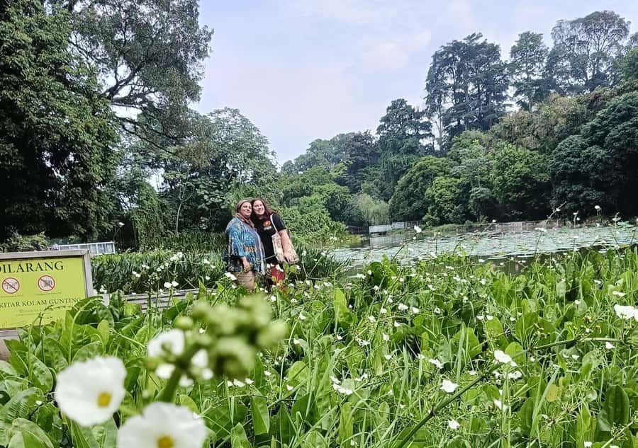 Jakarta Bogor Botanical Garden, Waterfall and Rice Terrace - Botanical Garden: 87 hectares of plants, plus bike options