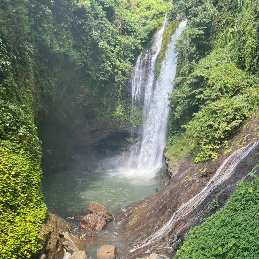 Jumping Sliding at Aling- Aling Waterfall and Handara Gate - Price and value at around $59 per person