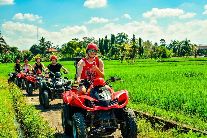 KUBER ATV UBUD - Tunnel Waterfall Rice field Jungle w Private Car - The 1.5-hour ATV session: how the track actually builds momentum