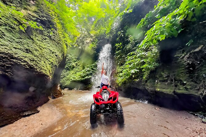 KUBER ATV UBUD - Tunnel Waterfall Rice field Jungle w Private Car - Showers and lunch: the practical recovery plan