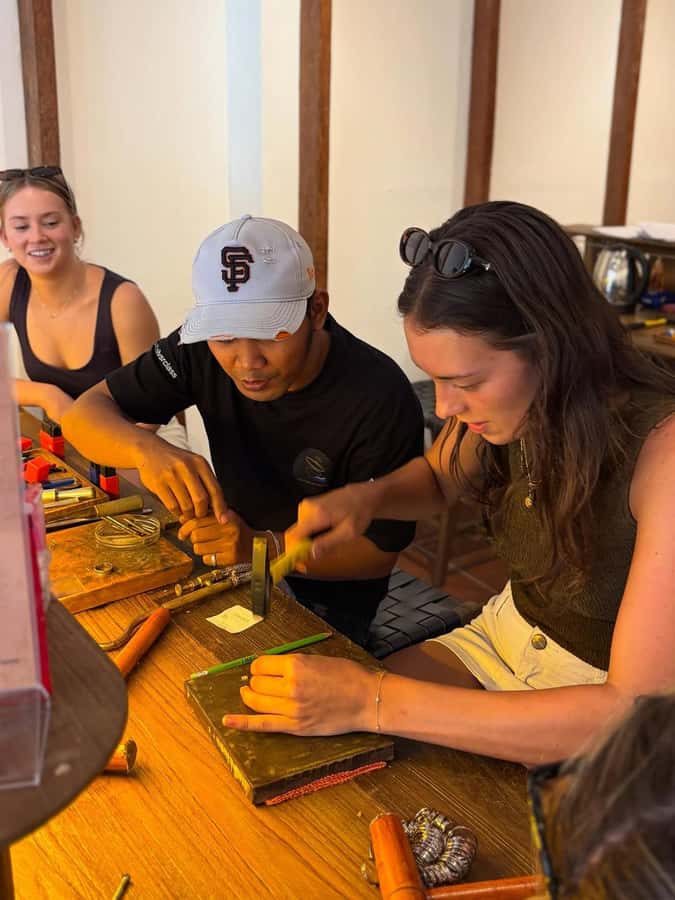 Kuta: Design Your Own Silver Jewelry with Photos Included - What you actually do during the 2-hour silversmithing session