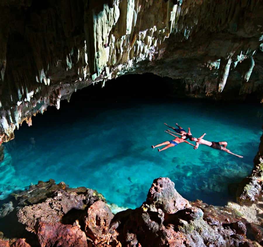 Labuan Bajo:Batu Cermin, Rangko Cave, Sylvia Hill & Waringin - Rangko Cave: Boat Ride, a Saltwater Pool, and the Best Kind of Optional