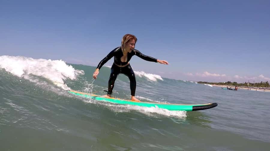 Legian Beach, Bali: Beginner or Intermediate Surf Lessons - The wave reality at Legian Beach: plan for effort, not instant glory