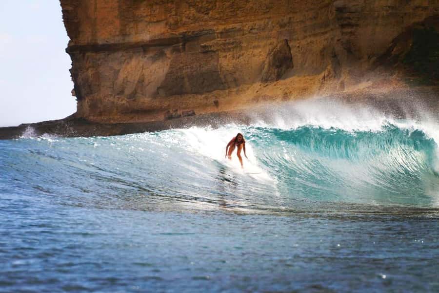 Lombok Epic: Exclusive Surfing, Beaches, and Sunset Hills - Selong Belanak surfing lesson with English support