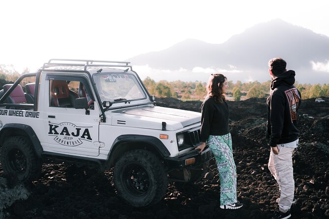 Mount Batur Sunrise Jeep Tour with Optional Activities - Stop 2: Black Lava Fields and Craters Right After Sunrise