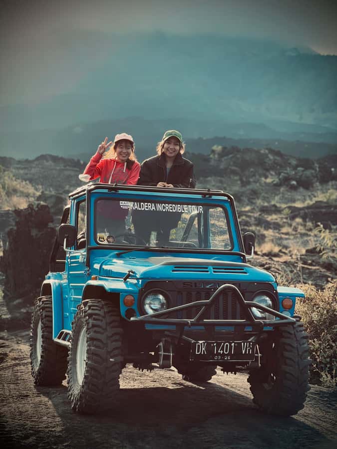 Mount batur: sunrise tour by 4wd & black lava - The 4WD jeep ride: fast, bumpy, and part of the fun
