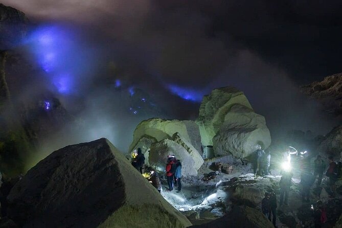 Mount Ijen Volcanic Crater Overnight Trip from Bali - Cold air, headlamps, gas masks, and the steep crater trek