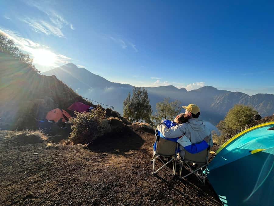 Mount Rinjani 2-Day Trek to Senaru Crater Rim - Reaching the crater rim by late afternoon, then sunset over Mount Agung