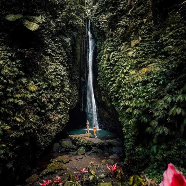 North Bali: Monkey Forest -Waterfall- Rice Terrace-Ulun Danu - Leke Leke Waterfall: Water, Walkways, and a Swim If You Want