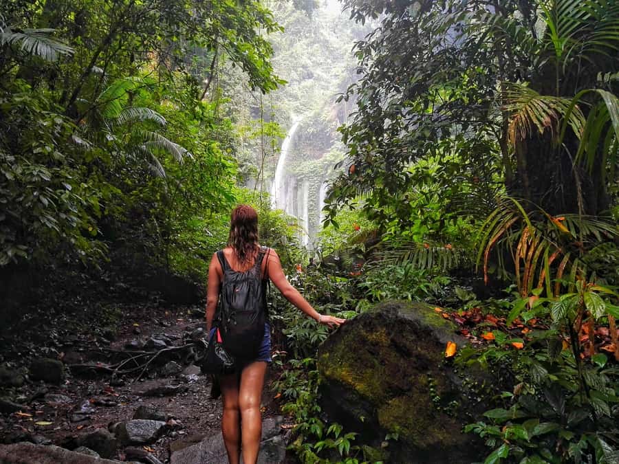 North Lombok: Sendang Gile Waterfall & Senaru Village Tour - Tiu Kelep Waterfall: longer time and a stronger moment