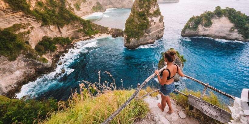 Nusa Penida Full-Day Tour with Transfer from Bali - Angel’s Billabong, natural infinity-pool views