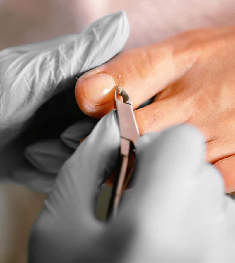 Pedicure Manicure With Nail Polish Home Services - Clean Tools and Care That Shows in the Details
