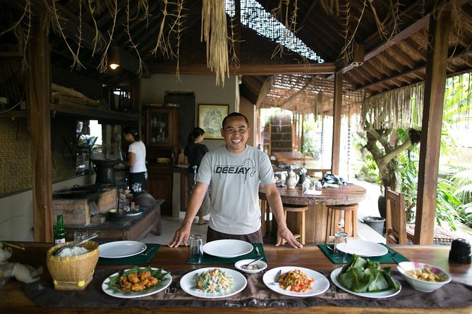 PRIVATE Balinese Cooking Class in Ubud with Dewa with Transfers - Traditional cooking in a family kitchen: pestle, mortar, and a wood-fired stove