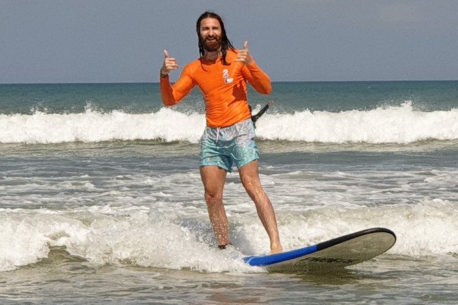 Private Beginner 1 on 1 Surf Lesson at Kuta Beach - Gear that removes friction: surfboard, rashguard, zinc