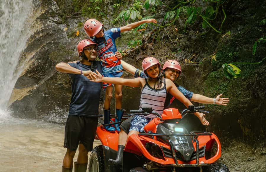 Quad Bike Bali With Tunnel & Waterfall Tour - What You’ll See on the Trail, Rice Fields, Jungle, Mud, Rivers