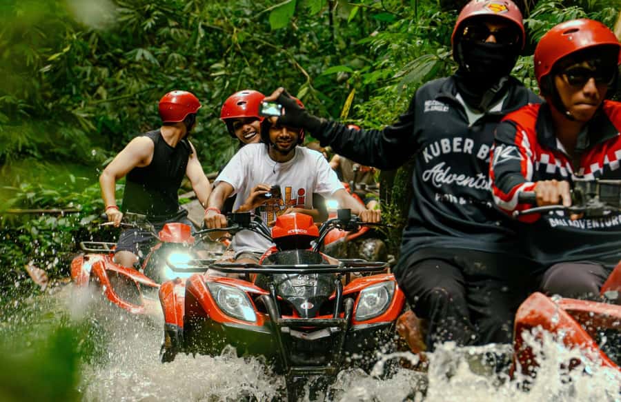 Quad Bike Bali With Tunnel & Waterfall Tour - The Tunnel and Waterfall Stops That People Actually Remember
