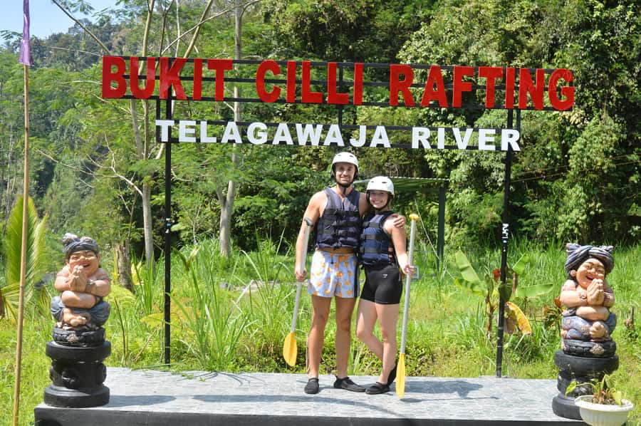 Sidemen Bali Private Rafting on Telaga Waja River With Lunch - The Finish: Shower, Change, and Buffet Lunch With Rice Paddies Views