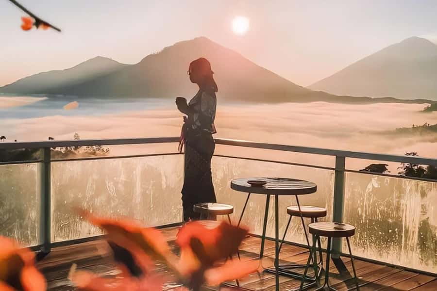 Sunrise Café and Morning Yoga Class - Sunrise Café at Kintamani, Mount Batur, and Lake Batur