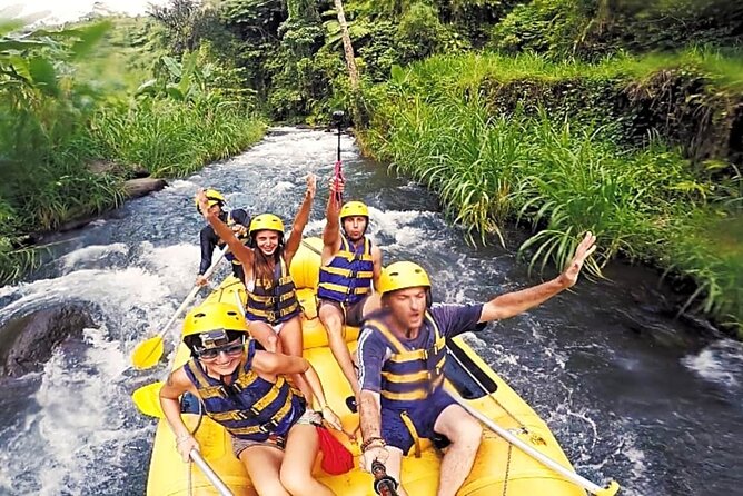 Telaga Waja River Rafting Bali & Zipline (Less Stairs) - Zipline Across the River: The Photo Moment With Teeth