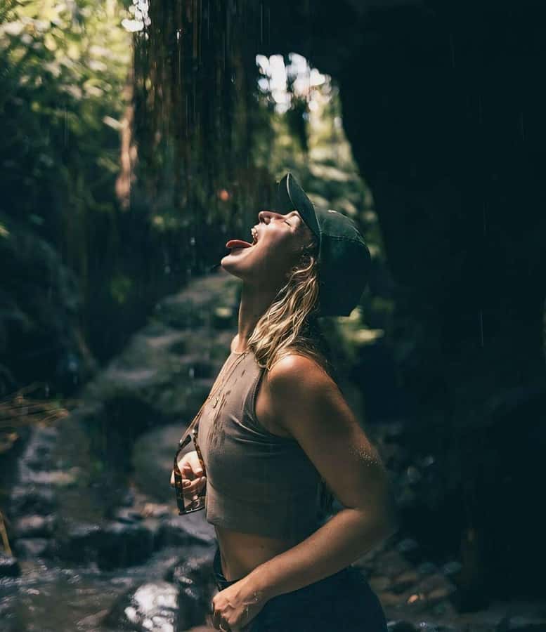 Tetebatu : Walk on Rice Terrace, Waterfall and Black Mongky - Hidden waterfall swim and river time you will actually remember